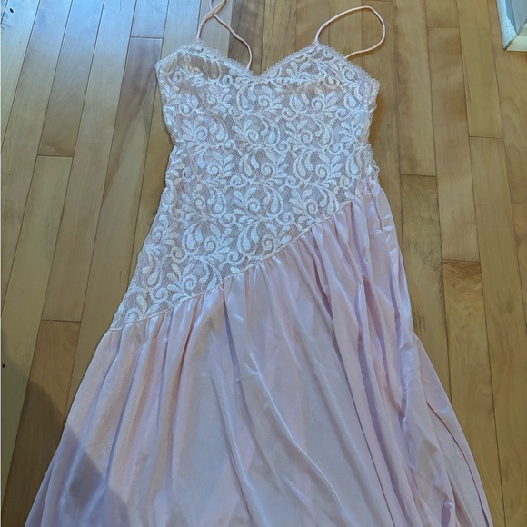 Vintage Pink Slip Dress - Picture 6 of 6